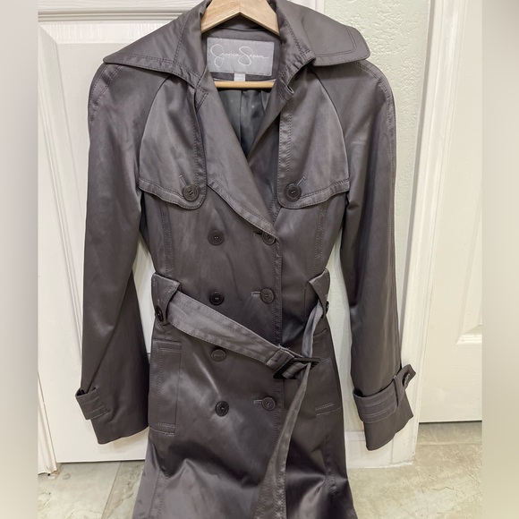 Jessica Simpson Size Small Womens Trench Coat/ Jacket Belted -Excellent - Picture 4 of 16